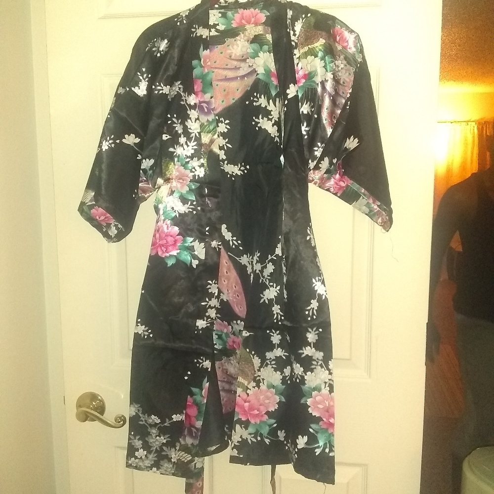 Silk robe
